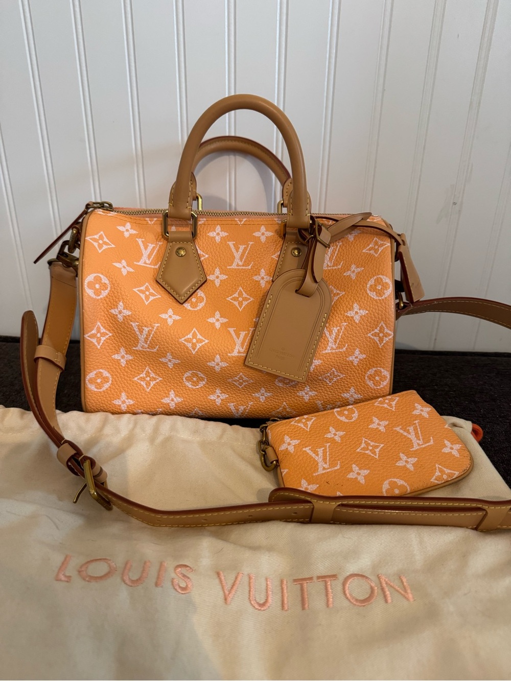 Soft Speedy P9 monogram orange